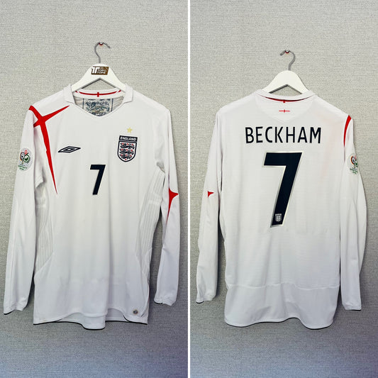 England home football shirt
W/C 2006 Beckham Medium