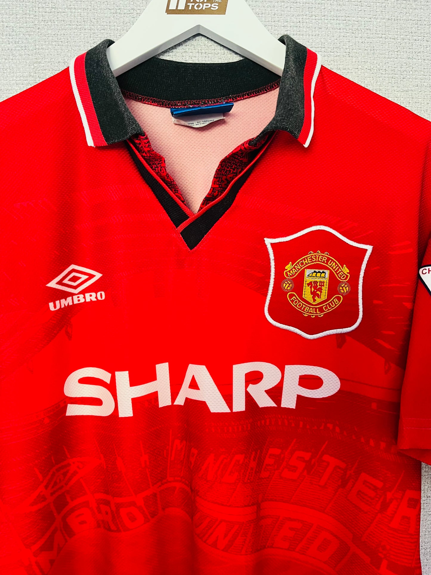 Manchester United home football shirt 1994/95 Keane Medium