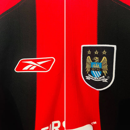 Manchester City away football shirt 2003/04 Sun XL
