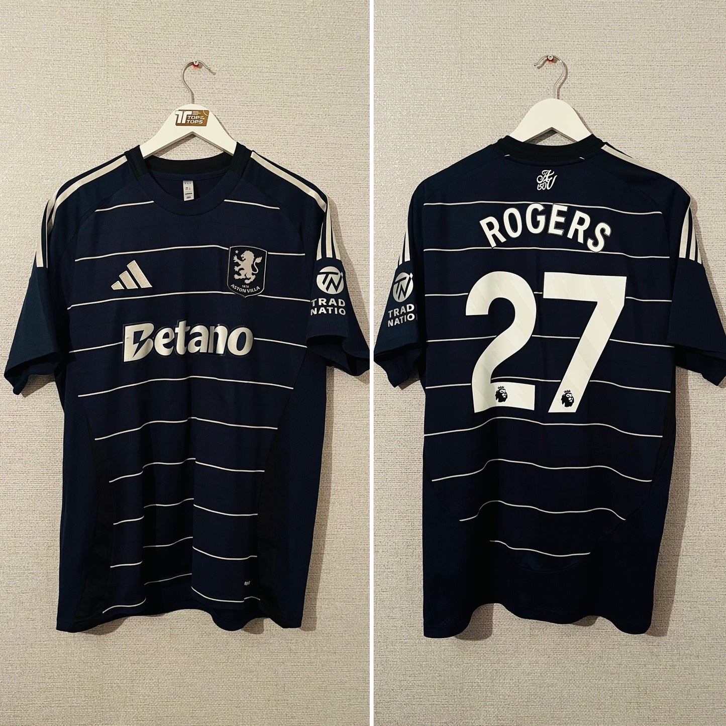 Aston Villa third football shirt 2024/25 Rogers XL