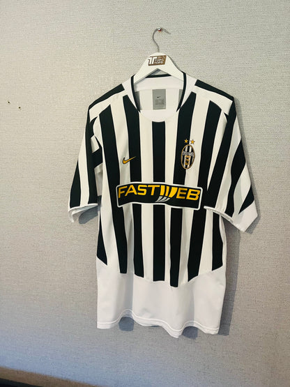 Juventus home football shirt 2003/04 Nedved XL