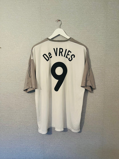 Heart of Midlothian Hearts away football shirt 2003/04 De Vries XL