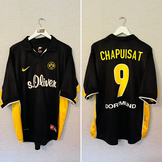 Borussia Dortmund away football shirt 1998/2000 Chapuisat XL