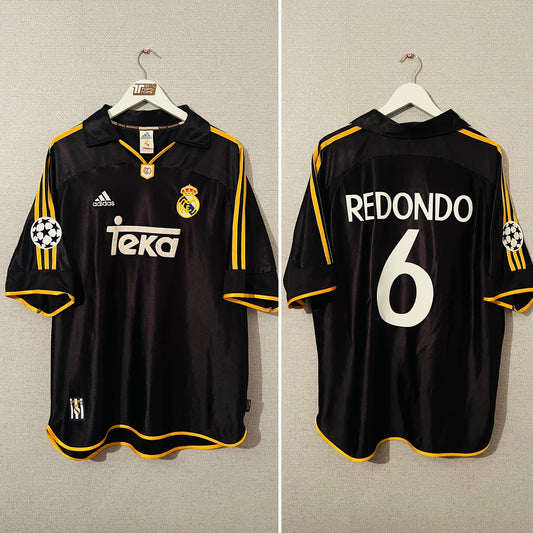Real Madrid away football shirt 1999/2000 Redondo XL