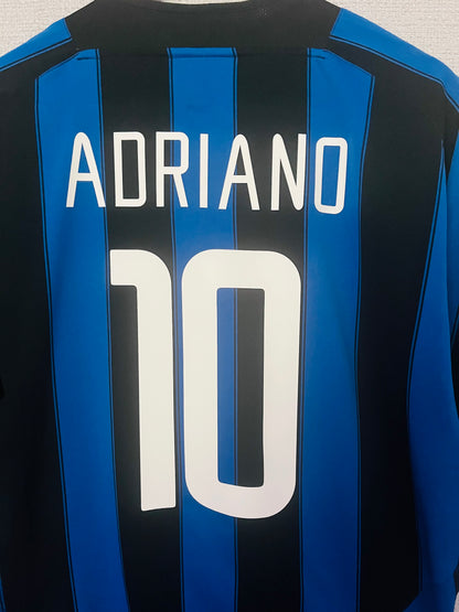 Inter Milan home football shirt 2003/04 Adriano XL