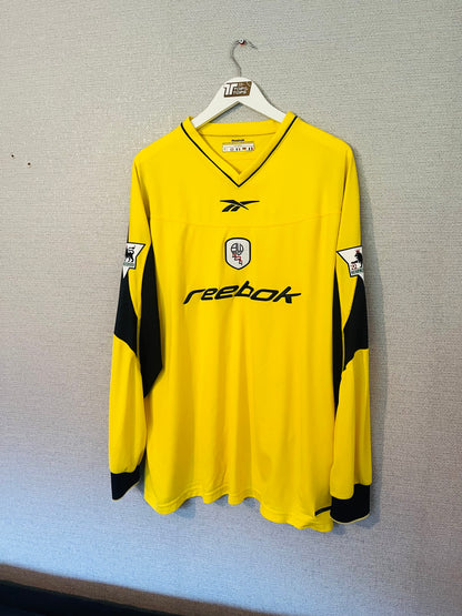 Bolton Wanderers away football shirt 2002/03 Okocha XXL