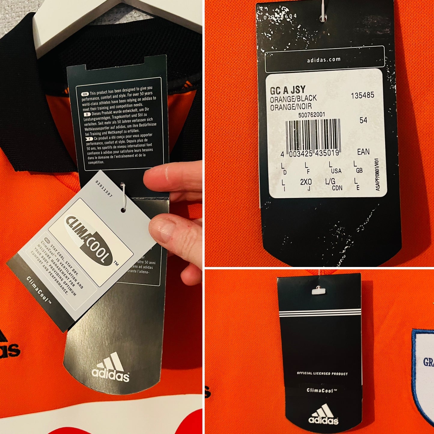 Grasshoppers Zurich away football shirt 2003/04 Lichtsteiner Large