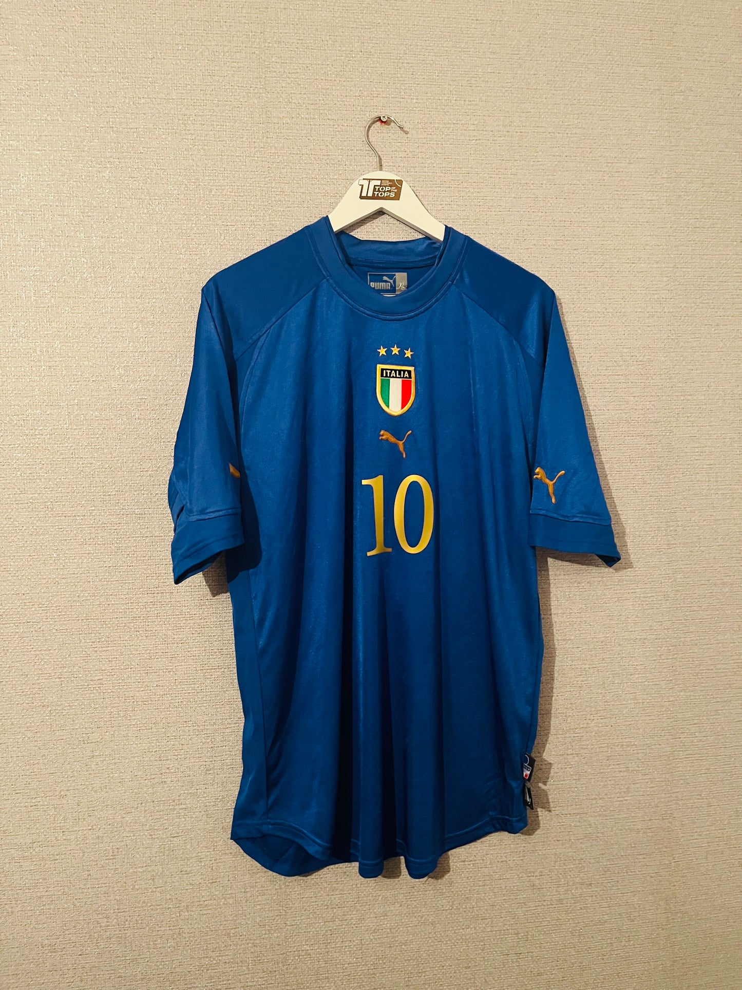 Italy home football shirt 2004/05 Baggio XL