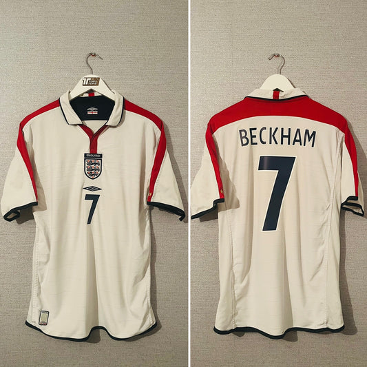 England home football shirt Euro 2004 Beckham Large
