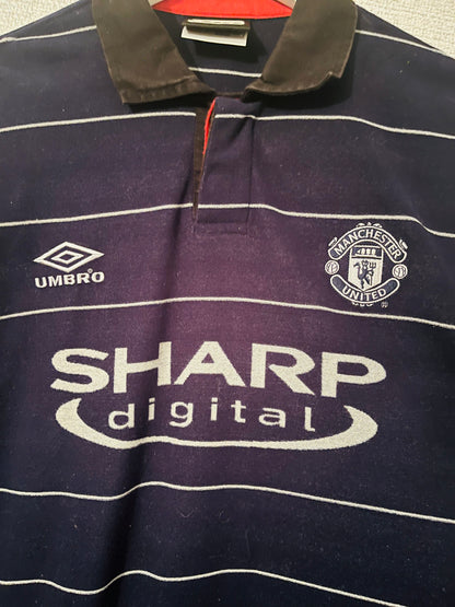 Manchester United away football shirt 1999/2000 Stam XXL