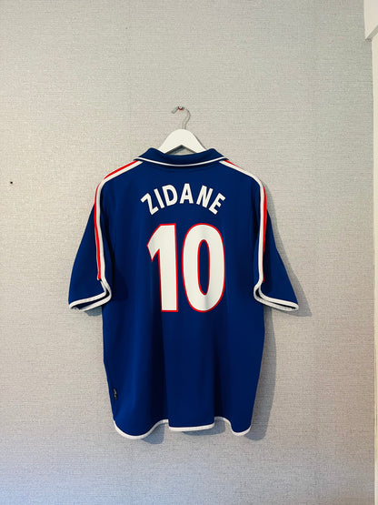 France home football shirt Euro 2000 Zidane XL