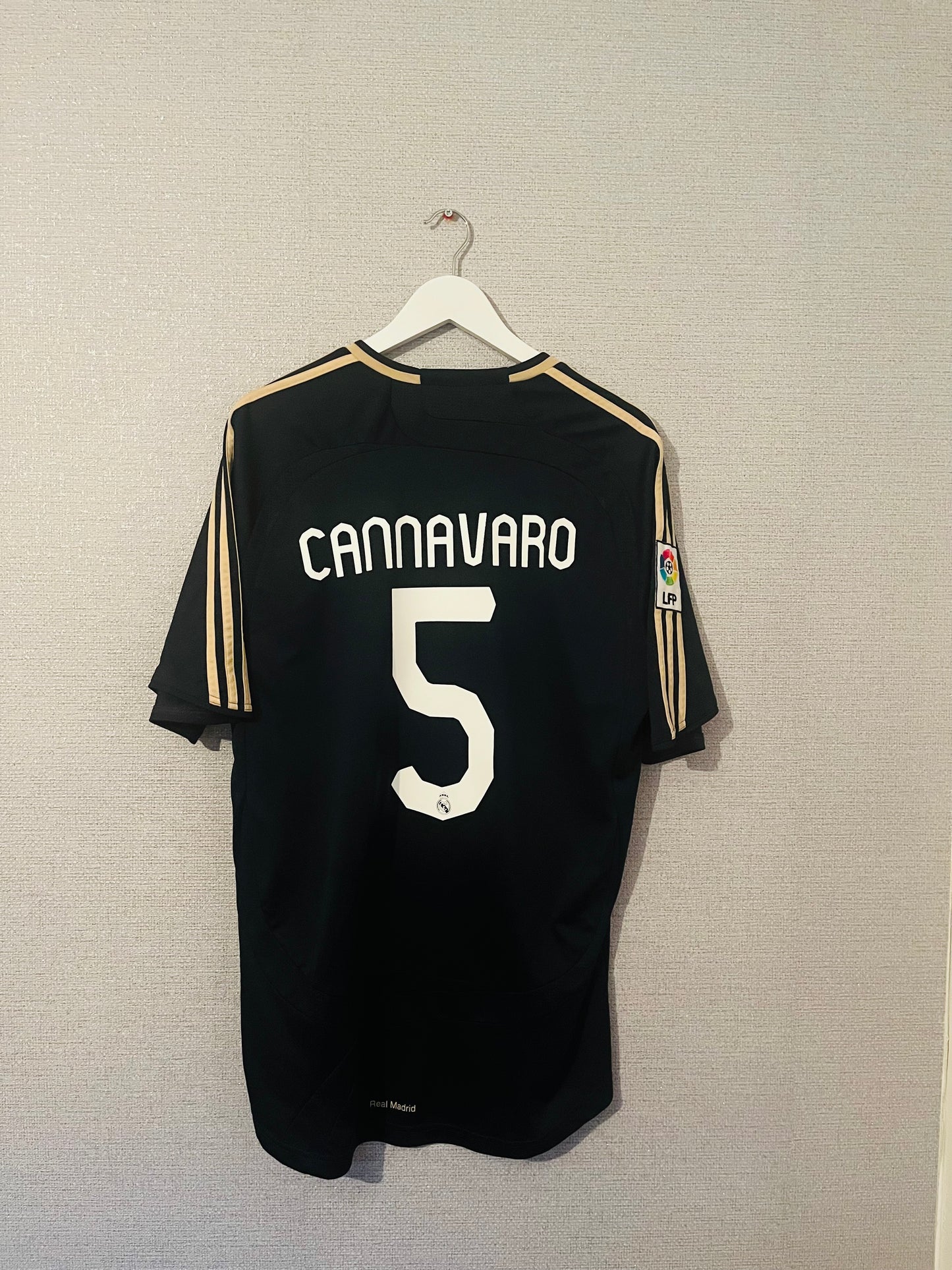 Real Madrid away football shirt 2007/08 Cannavaro Large