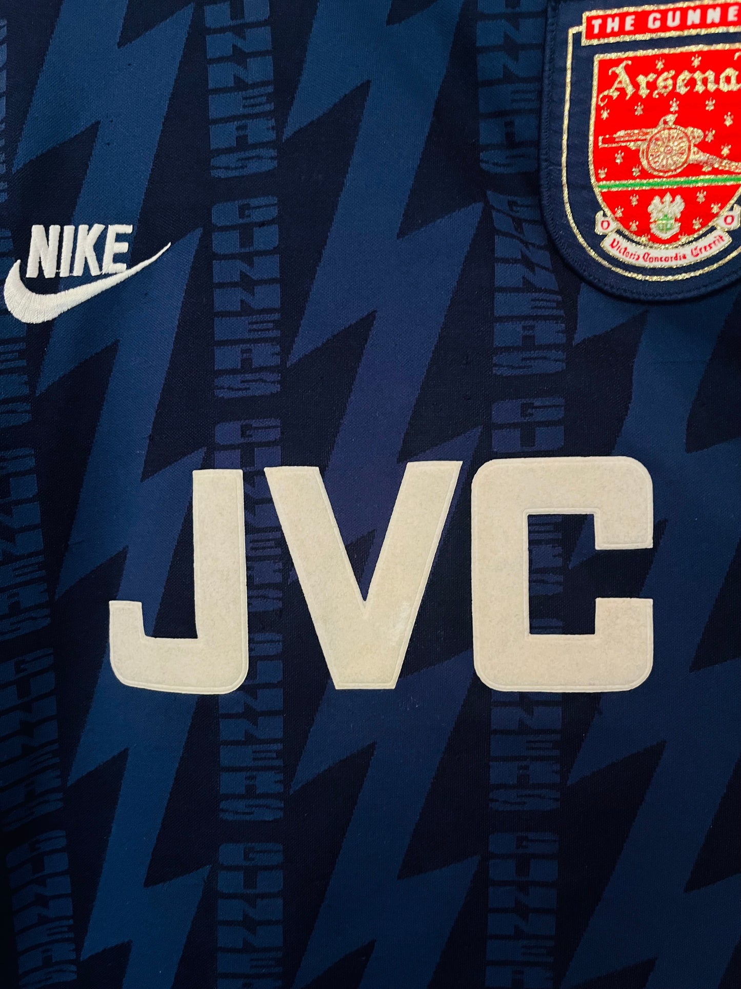 Arsenal away football shirt 1994/95 Wright XL