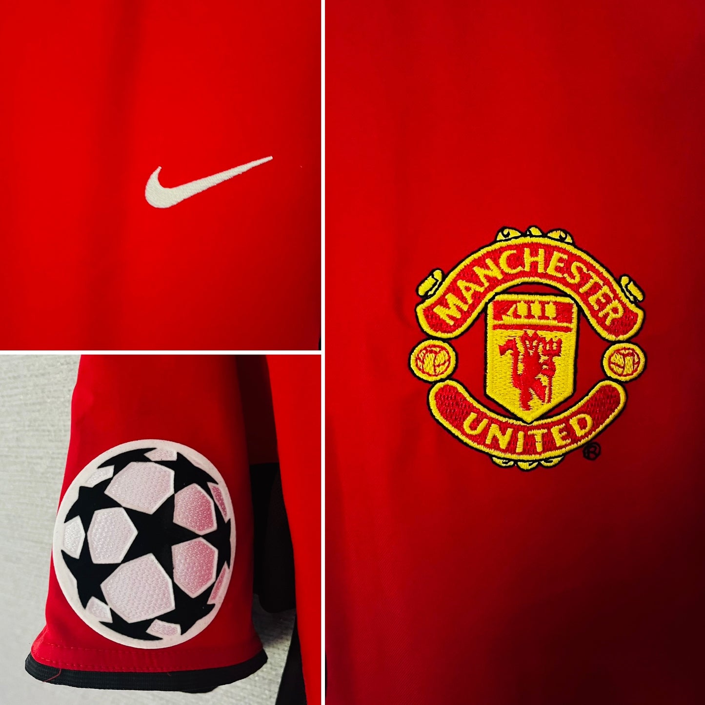 Manchester United home football shirt 2002/03 Beckham Small