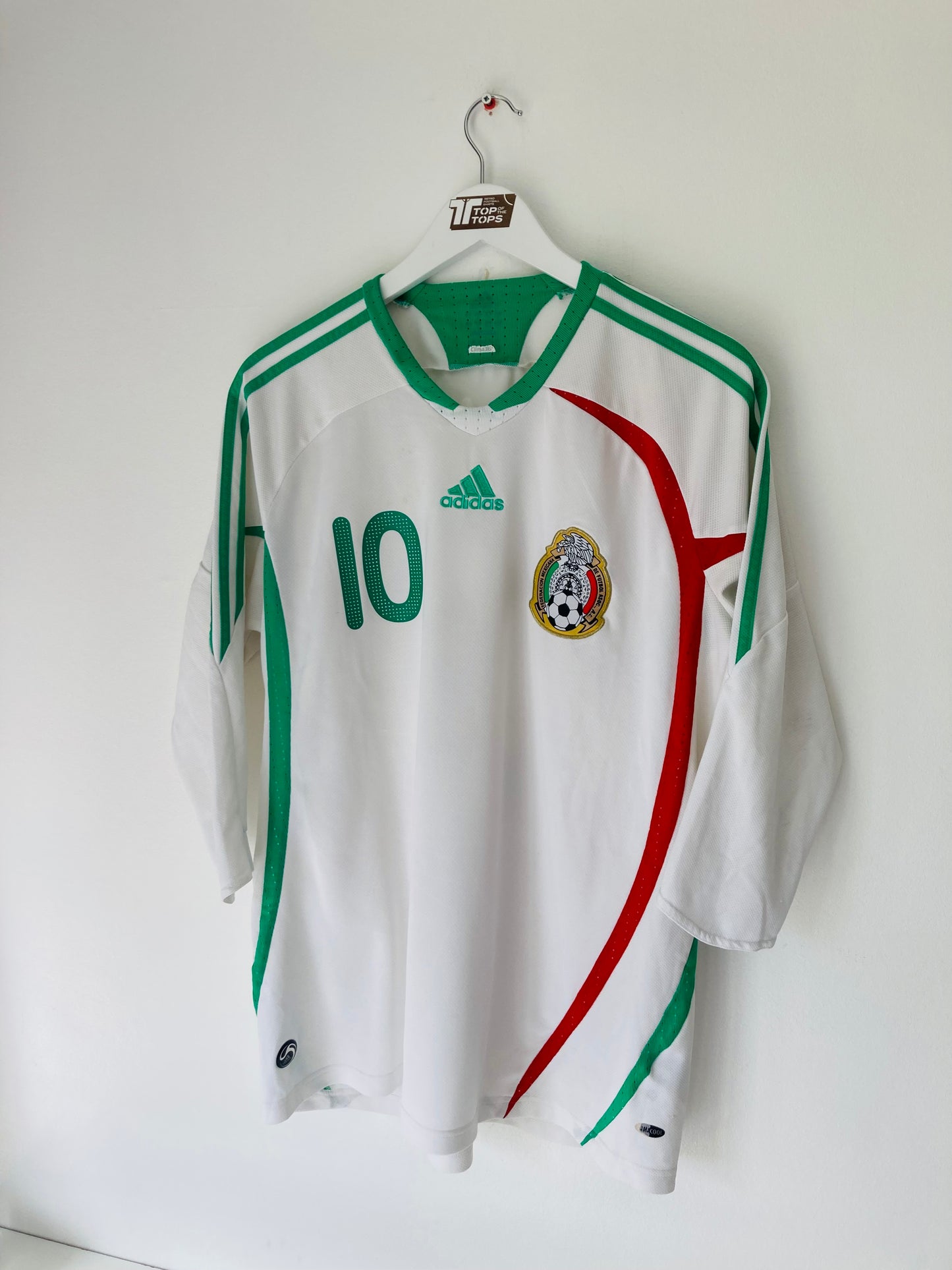 Mexico away football shirt 2008/09 Blanco medium