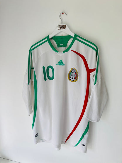 Mexico away football shirt 2008/09 Blanco medium