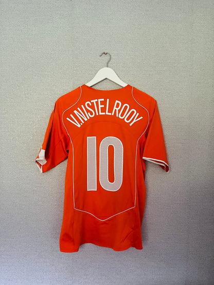 Holland Netherlands home football shirt 2004/06 Van Nistelrooy medium