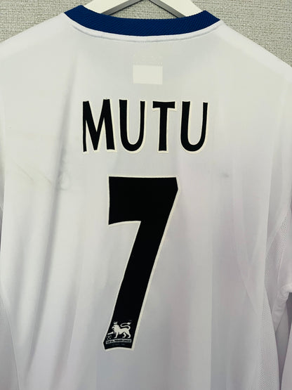 Chelsea away football shirt 2003/04 Mutu XL