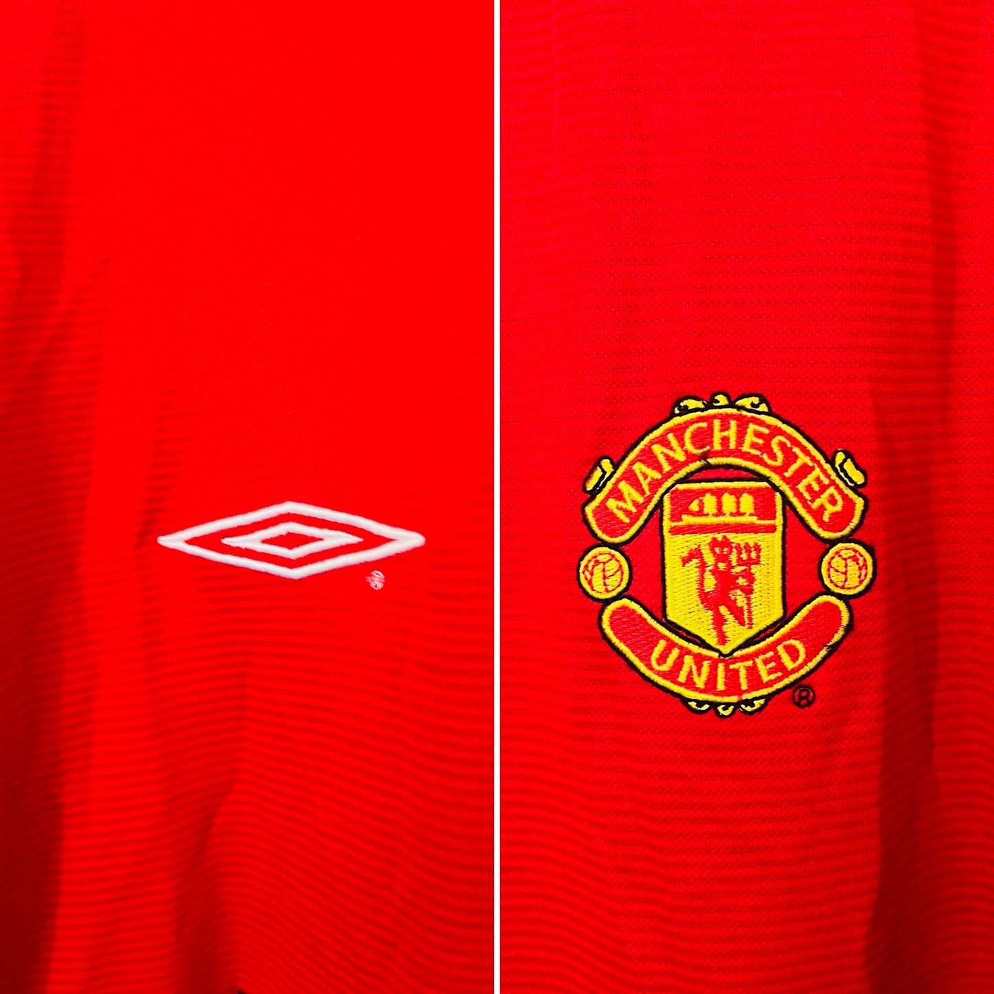 Manchester United home football shirt 200/01 Keane XL