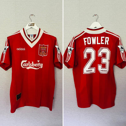 Liverpool home football shirt 1995/96 Fowler Medium