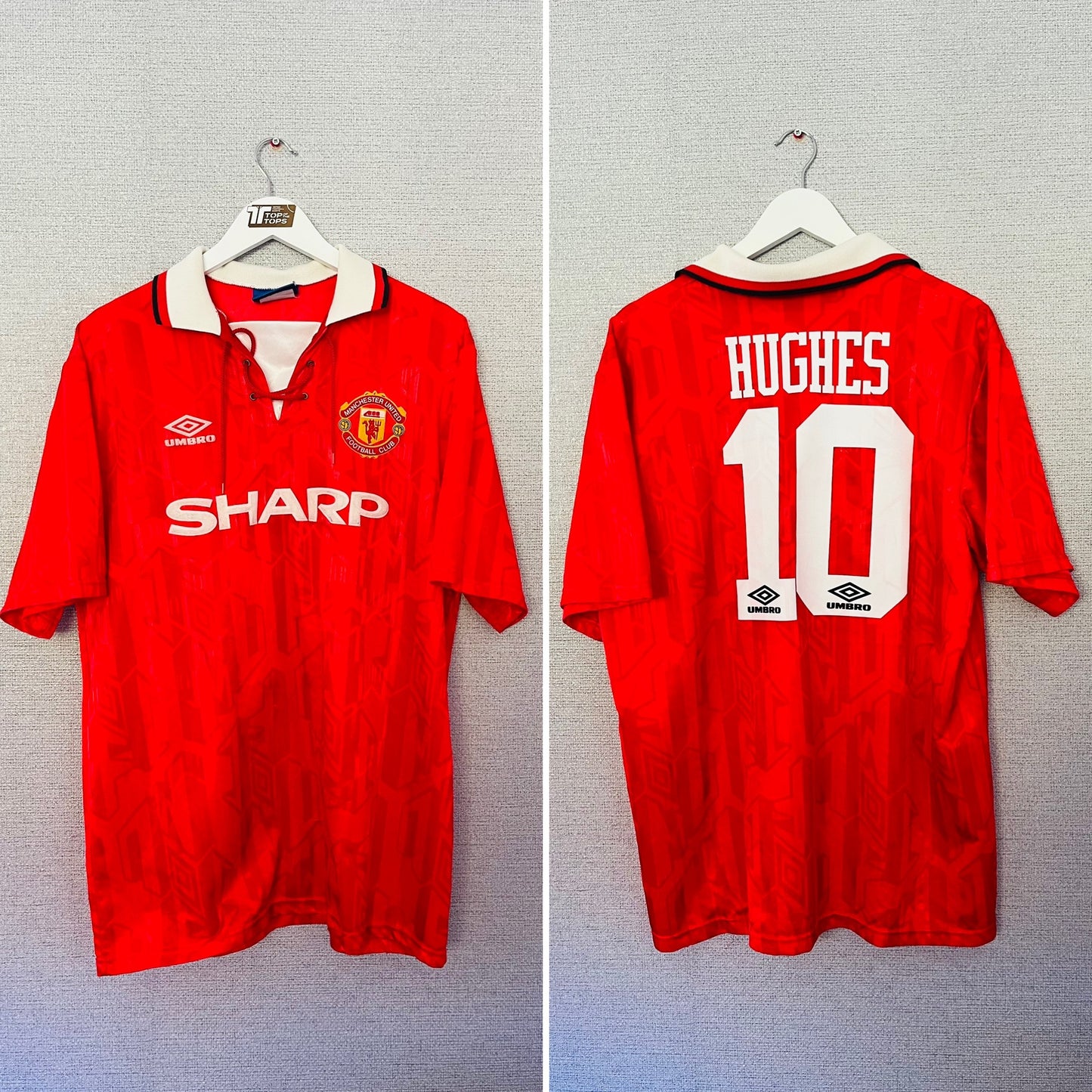 Manchester United home football shirt
1992/94 Hughes XL