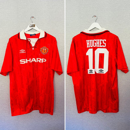 Manchester United home football shirt
1992/94 Hughes XL