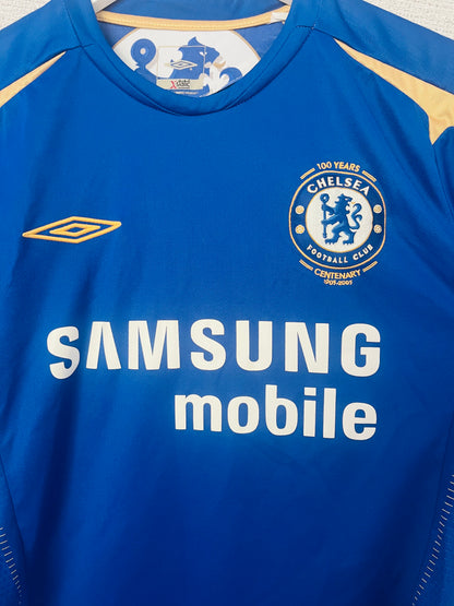 Chelsea home football shirt 2005/06 Lampard Medium