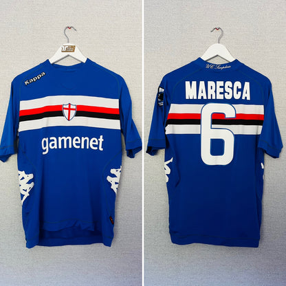 Sampdoria home football shirt 2012/13 Maresca XL