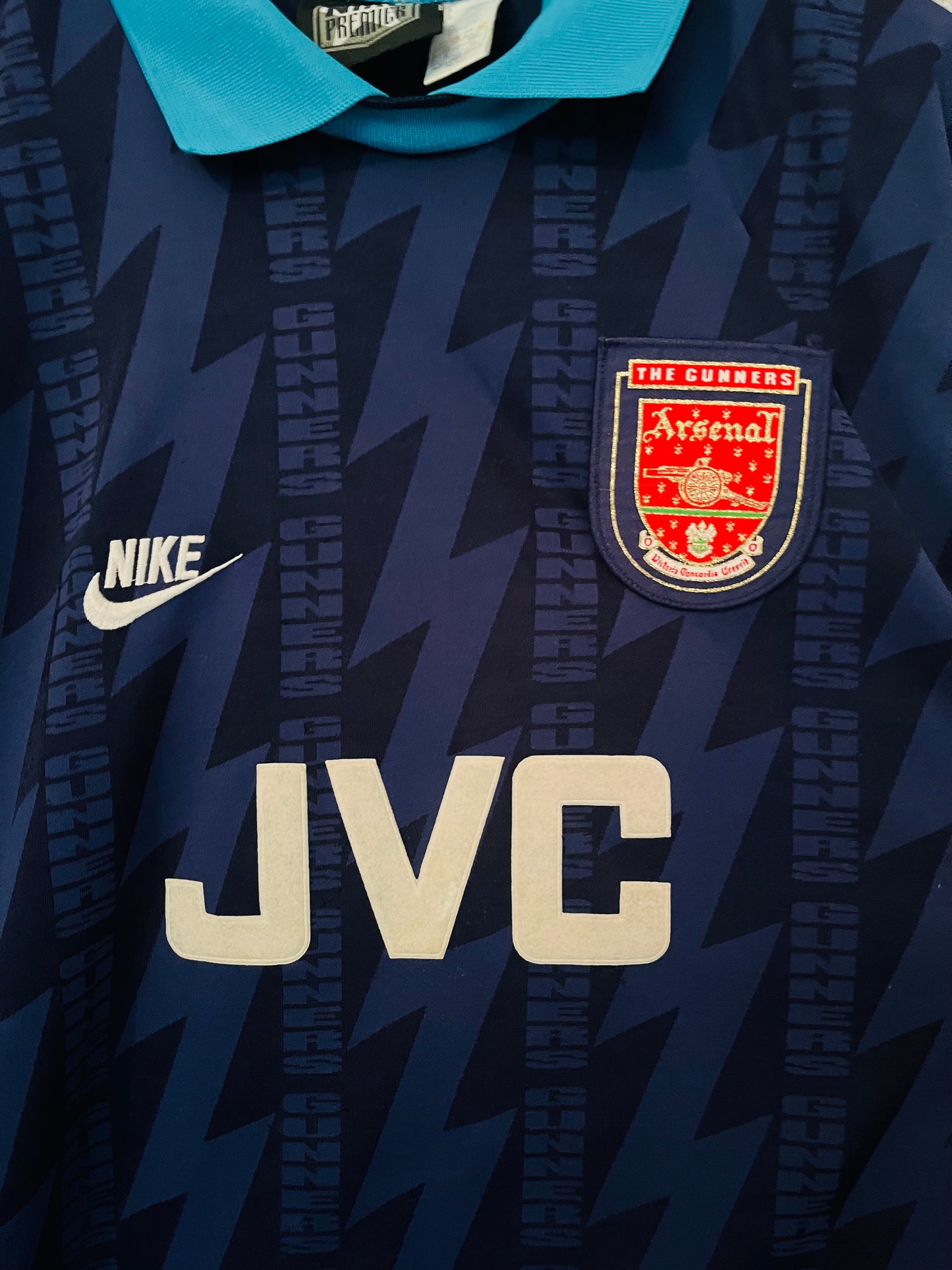 Arsenal away football shirt 1994/95 Wright XL