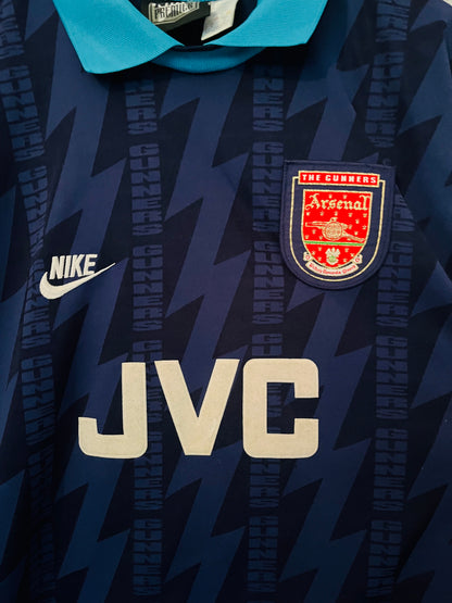 Arsenal away football shirt 1994/95 Wright XL