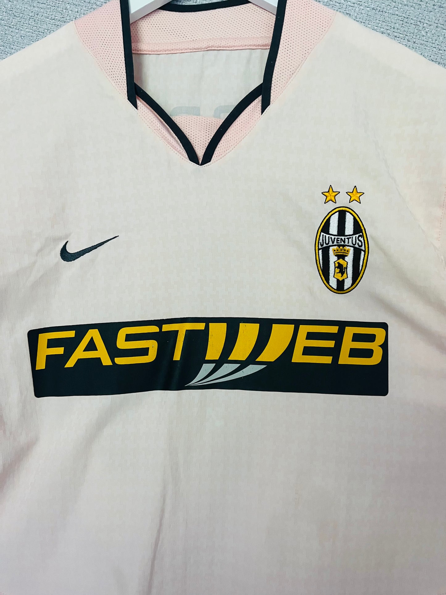 Juventus away football shirt 2003/04 Zambrotta Medium
