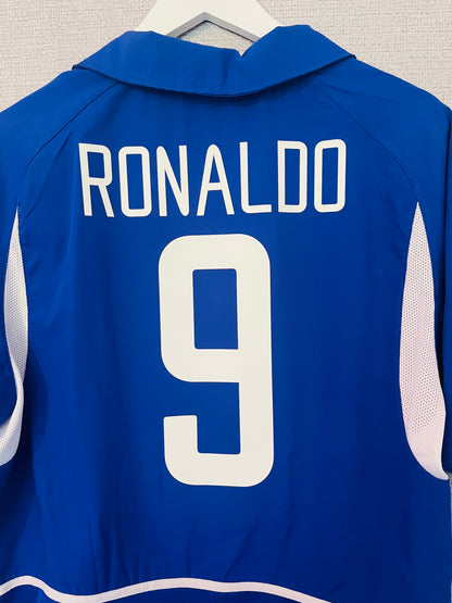 Brazil away football shirt W/C 2002 R9 Large