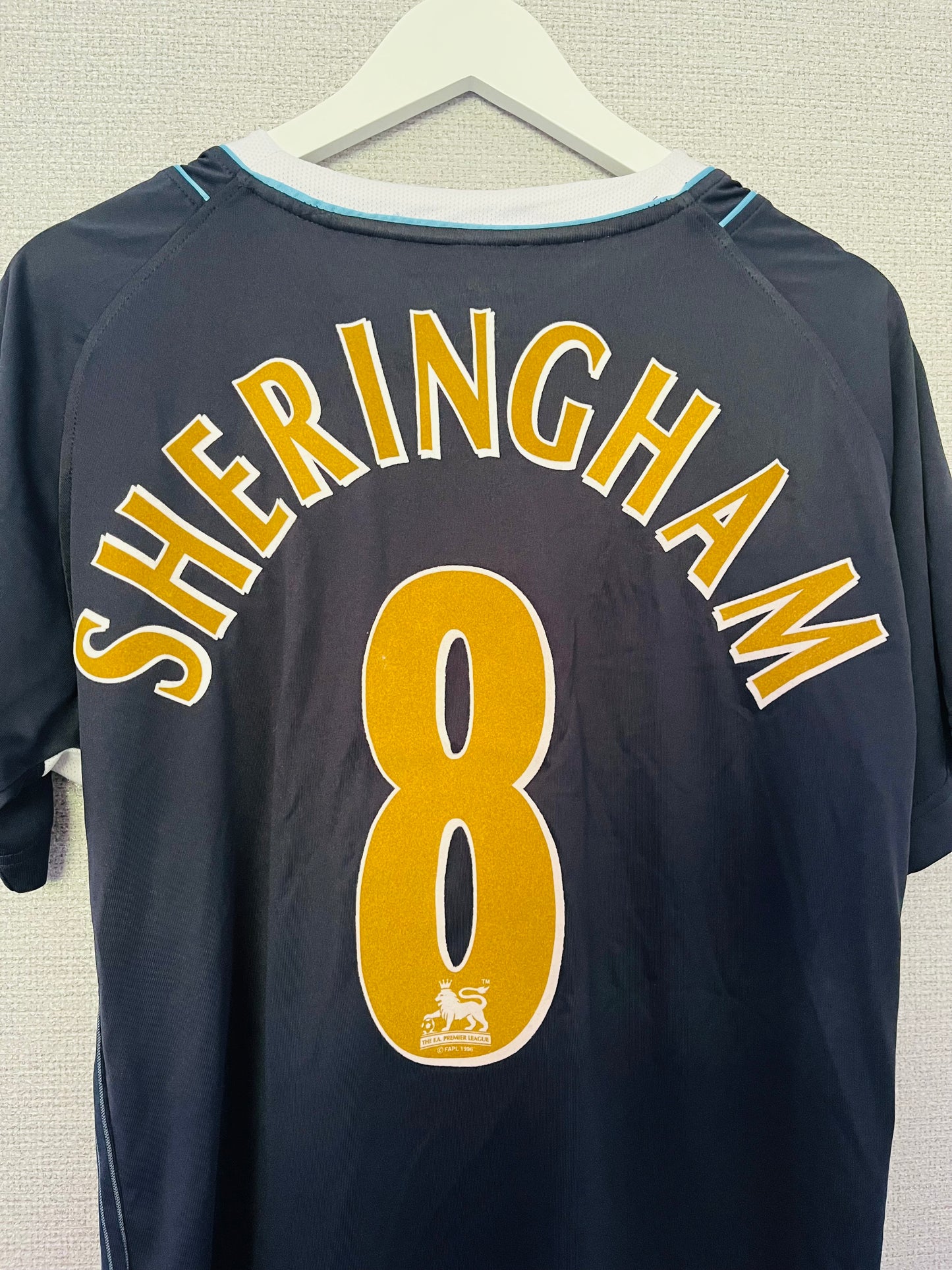 West Ham United away football shirt 2006/07 Sheringham Medium