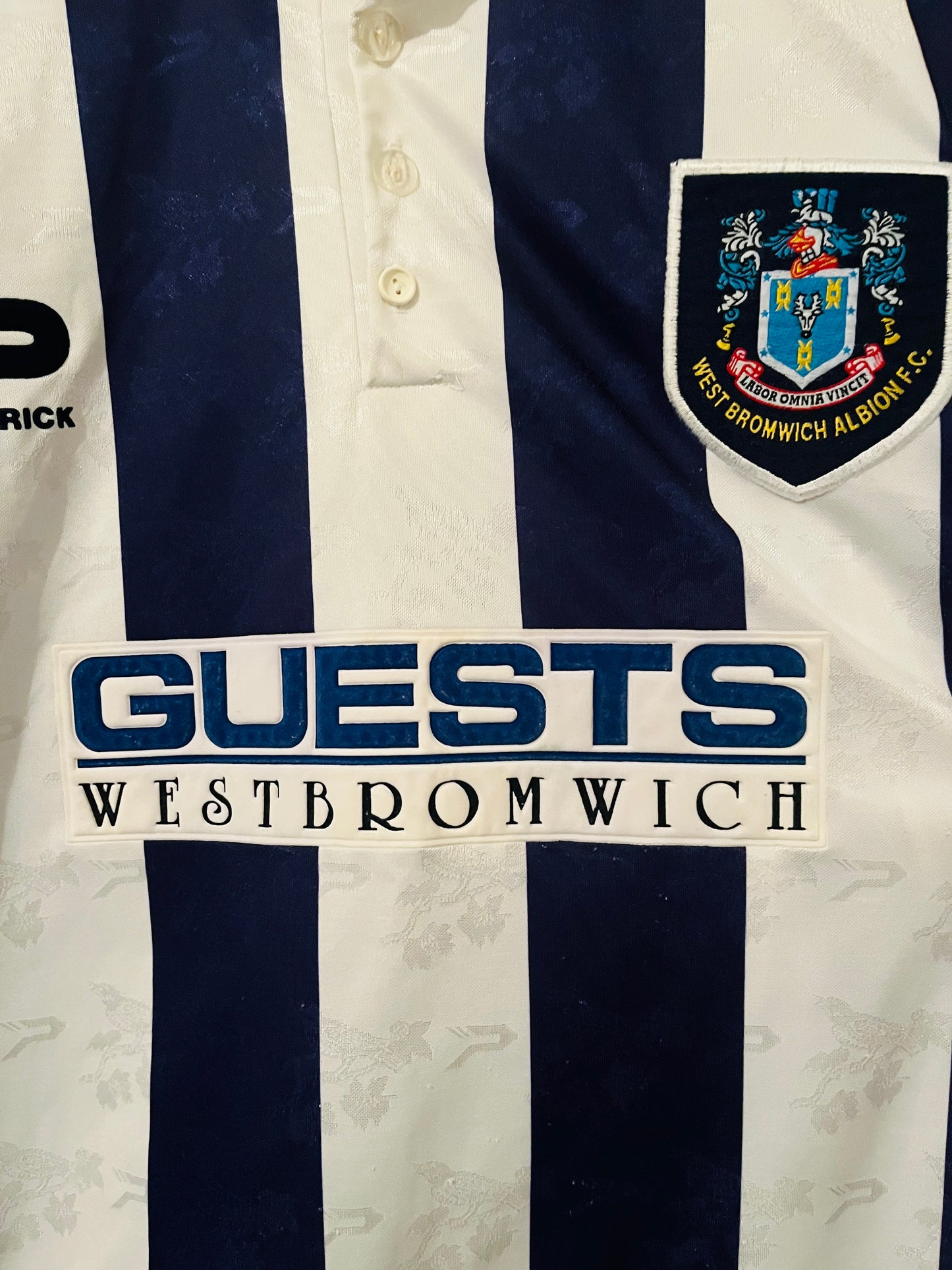 West Bromwich Albion WBA home football shirt 1996/97 medium