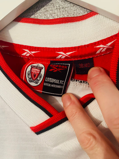 Liverpool away football shirt 1998/2000 Gerrard Medium