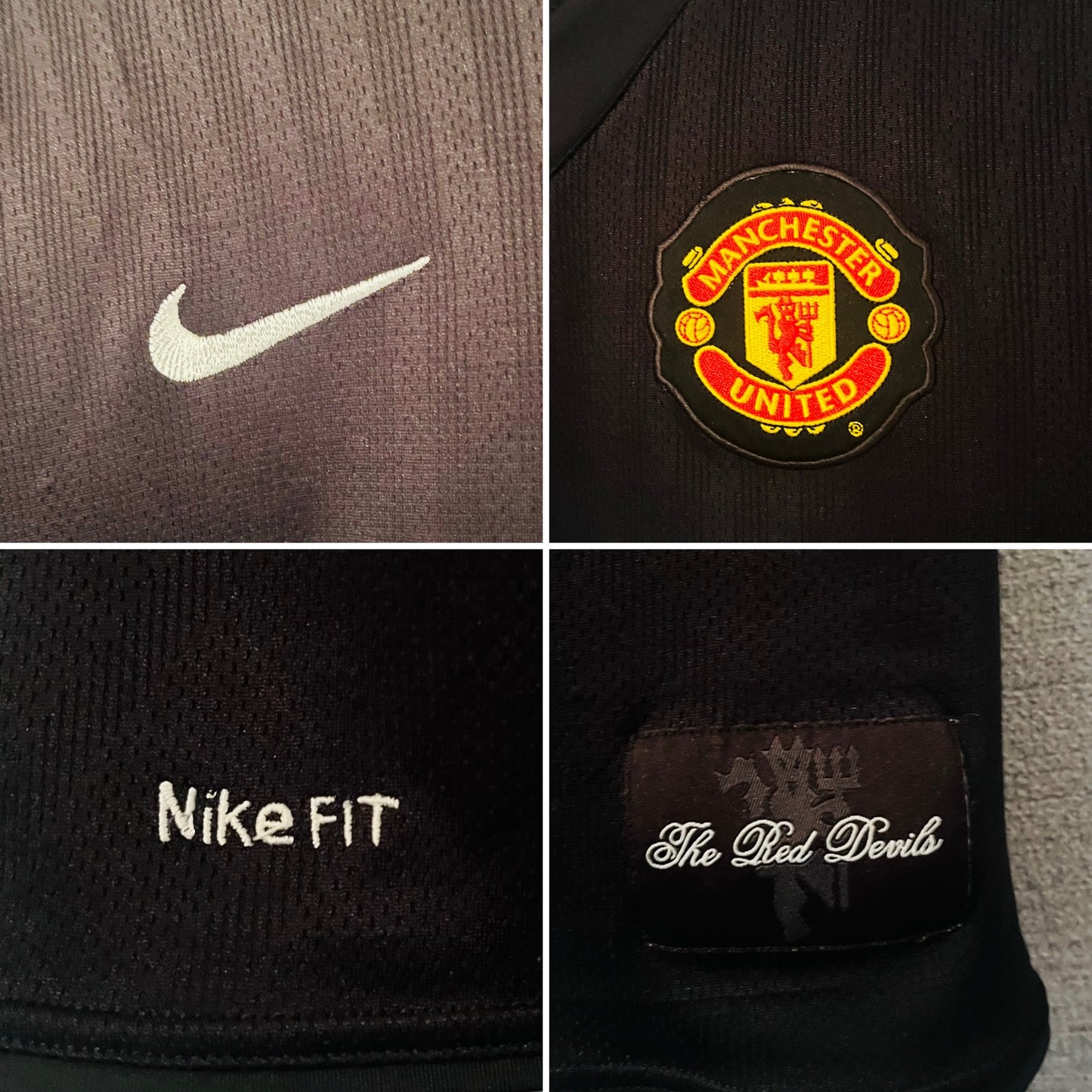 Manchester United away football shirt 2007/08 CR7 Medium