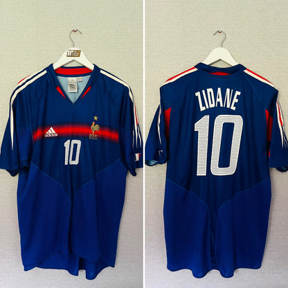 France home football shirt
Euro 2004 Zidane XL