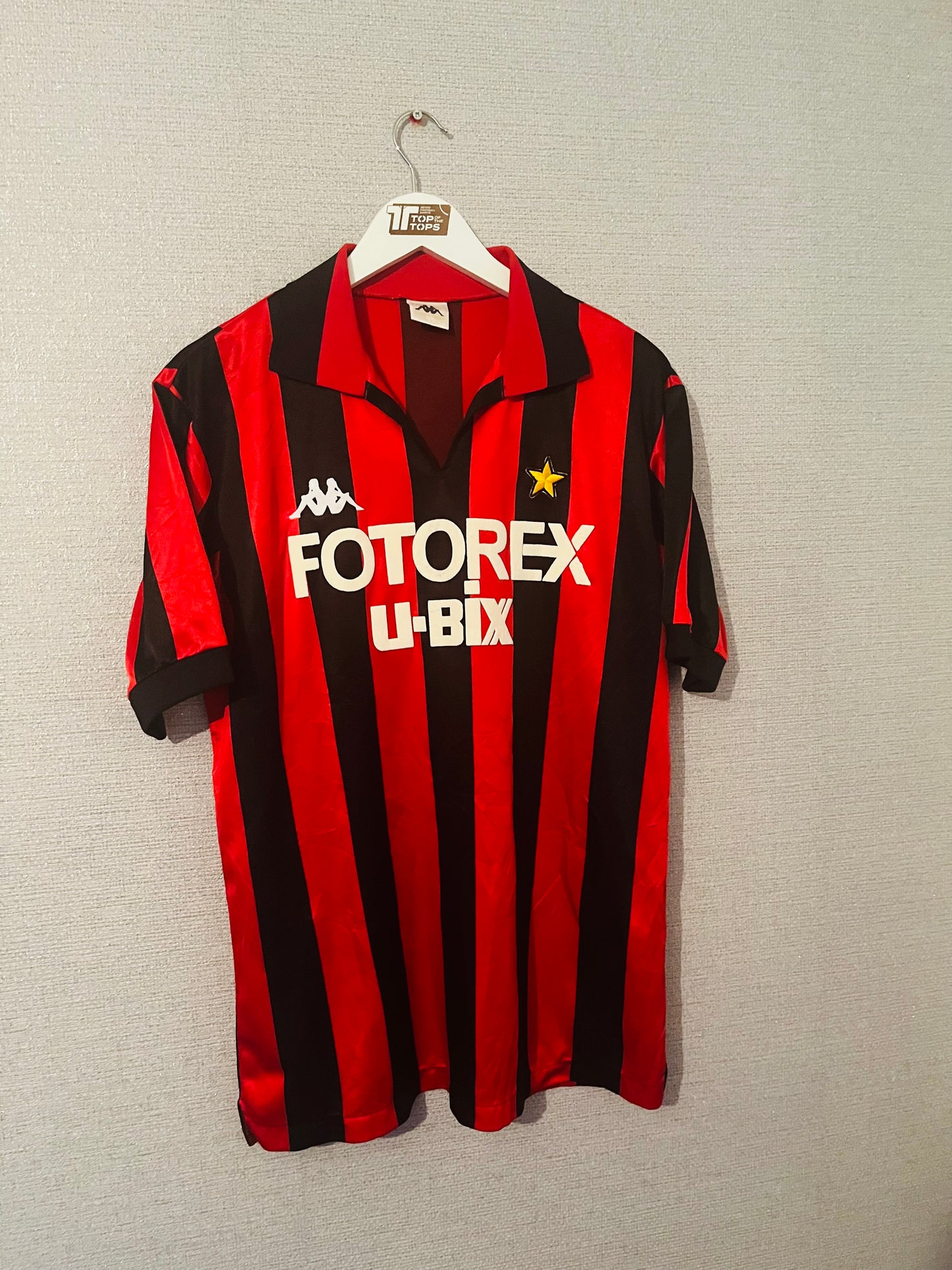 AC Milan home football shirt 1986/87 Large
