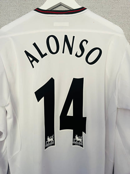 Liverpool third football shirt 2004/05 Alonso Medium