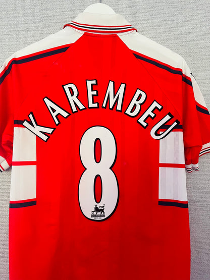 Middlesbrough home football shirt 2000/01 Karembeu Medium