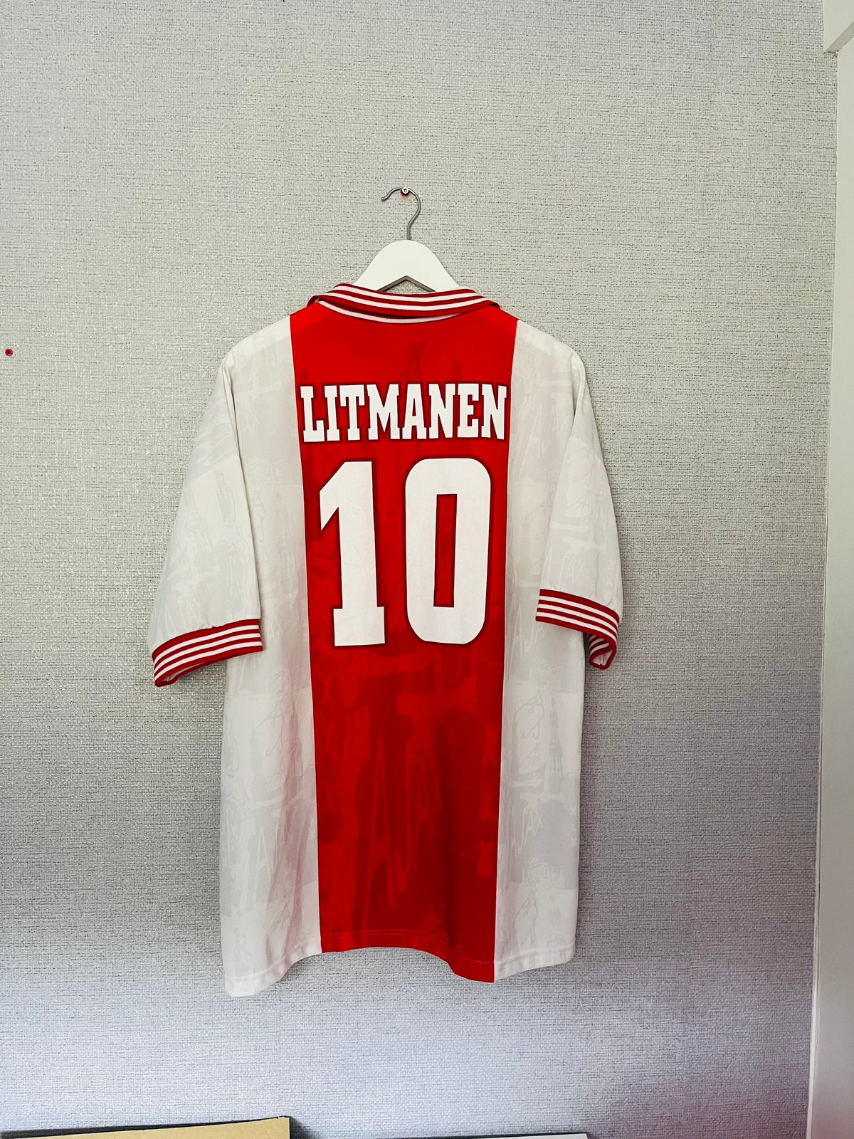 Ajax home football shirt 1996/97 Litmanen XL