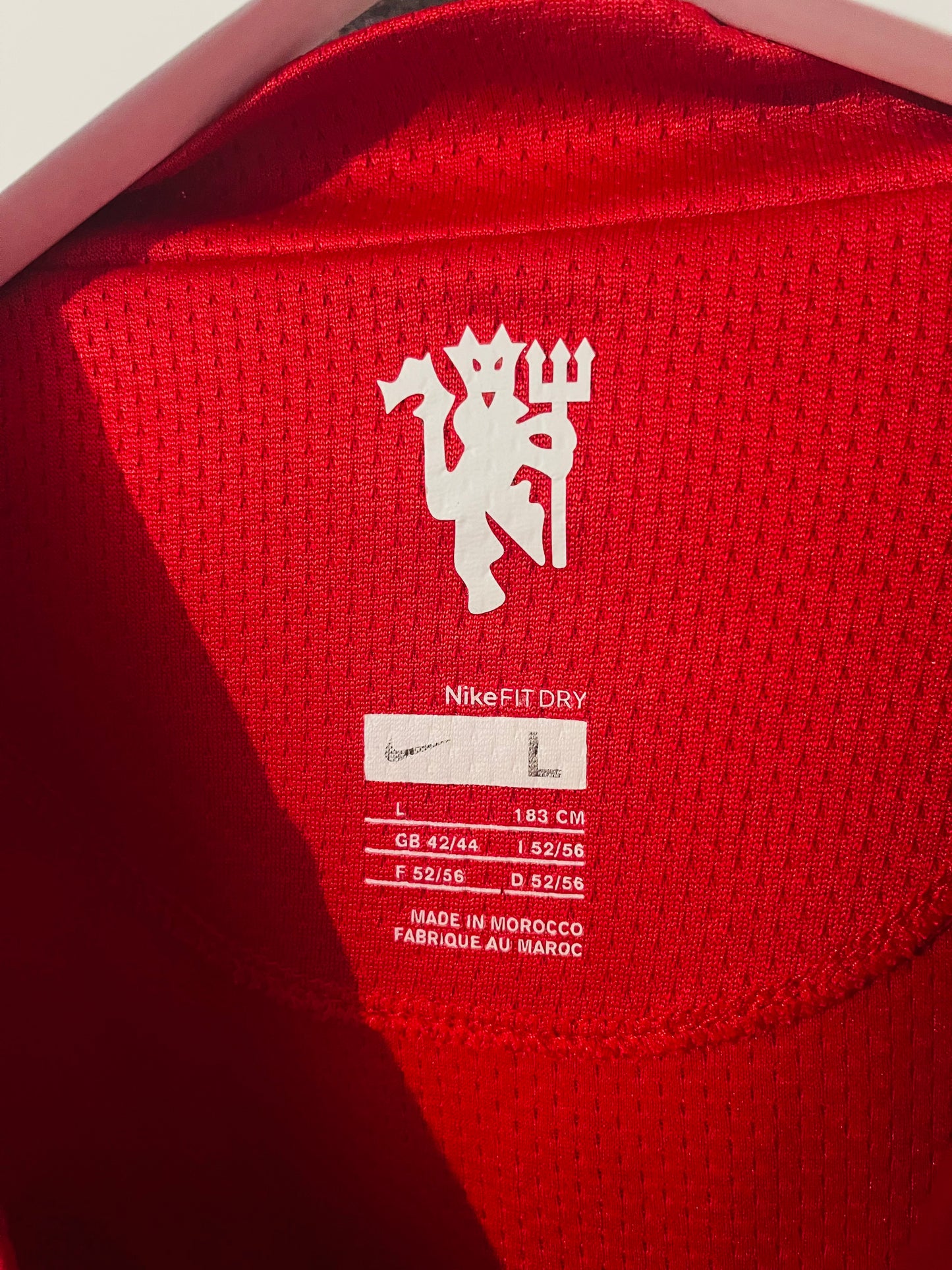 Manchester United home football shirt 2008/09 CR7 Large