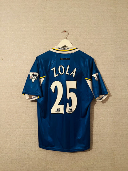Chelsea home football shirt 1997/99 Zola Medium