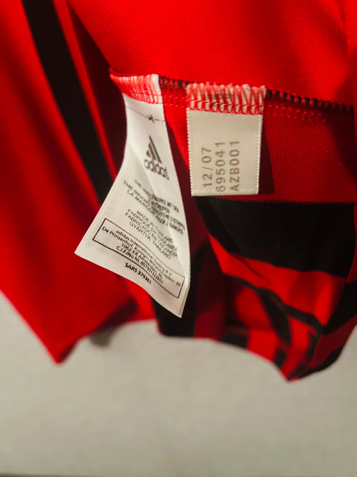 AC Milan home football shirt 2007/08 Maldini XL