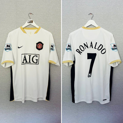 Manchester United away football shirt 2006/07 CR7 Large