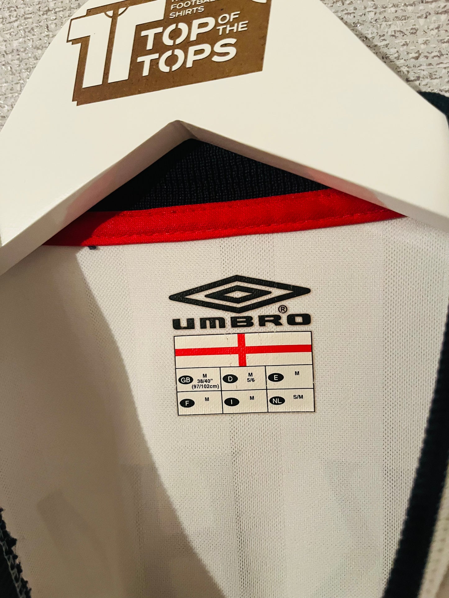 England home football shirt
2001/03 Beckham Medium