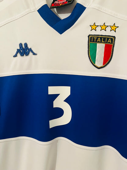 Italy away football shirt 1998/2000 Maldini Medium