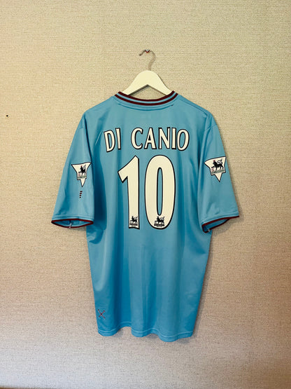 West Ham United away football shirt 2001/03 Di Canio XL