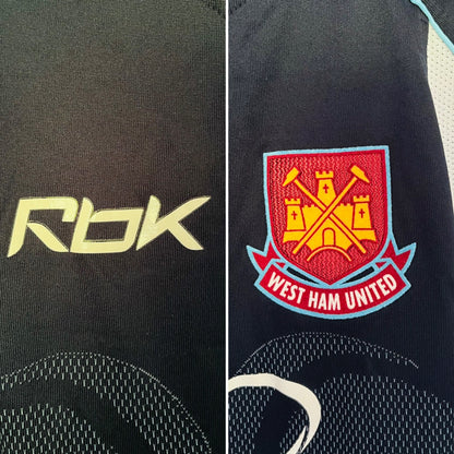 West Ham United away football shirt 2006/07 Sheringham Medium