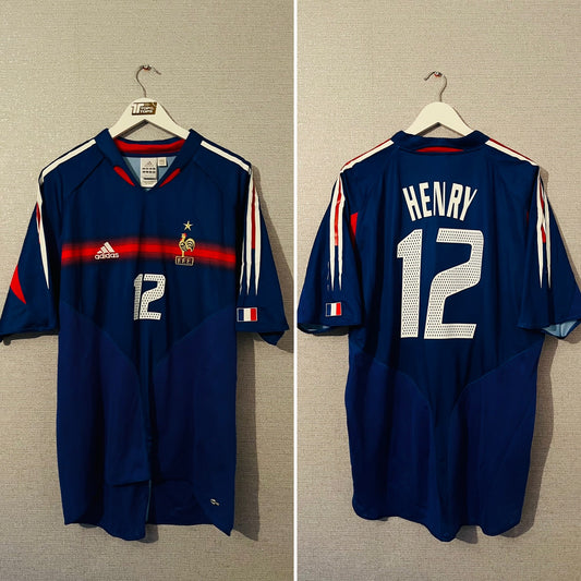 France home football shirt Euro 2004 Henry XL
